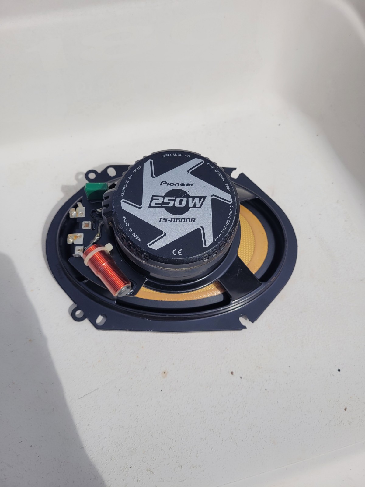 Pioneer Premier TS-0680R 250Watt 6×8 2 Way speaker Replacement One Speaker Only