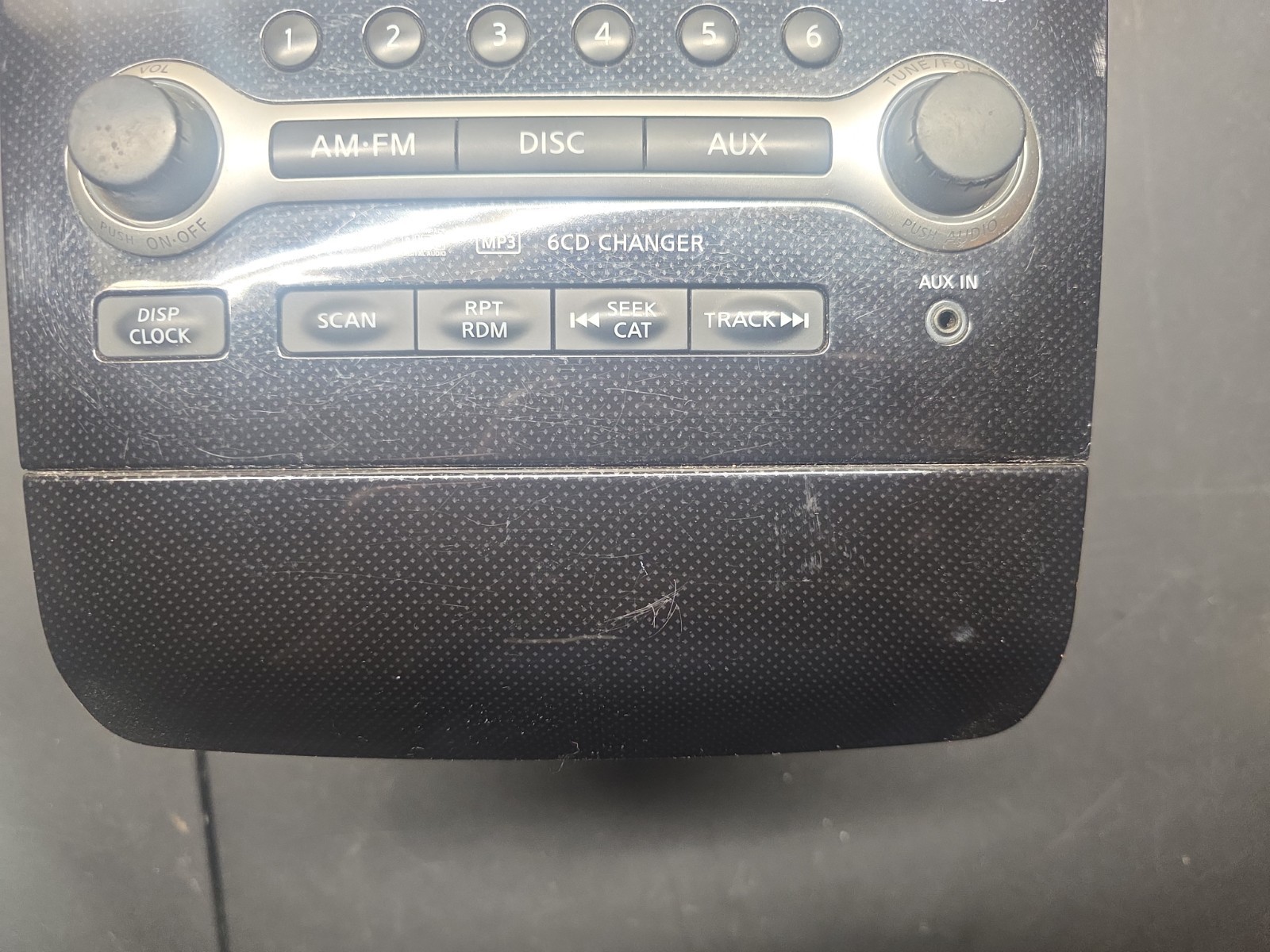 09-14 Nissan Maxima OEM Radio 6 CD AUX Player w/ Dash Trim 28185 9N00A PN-3017D