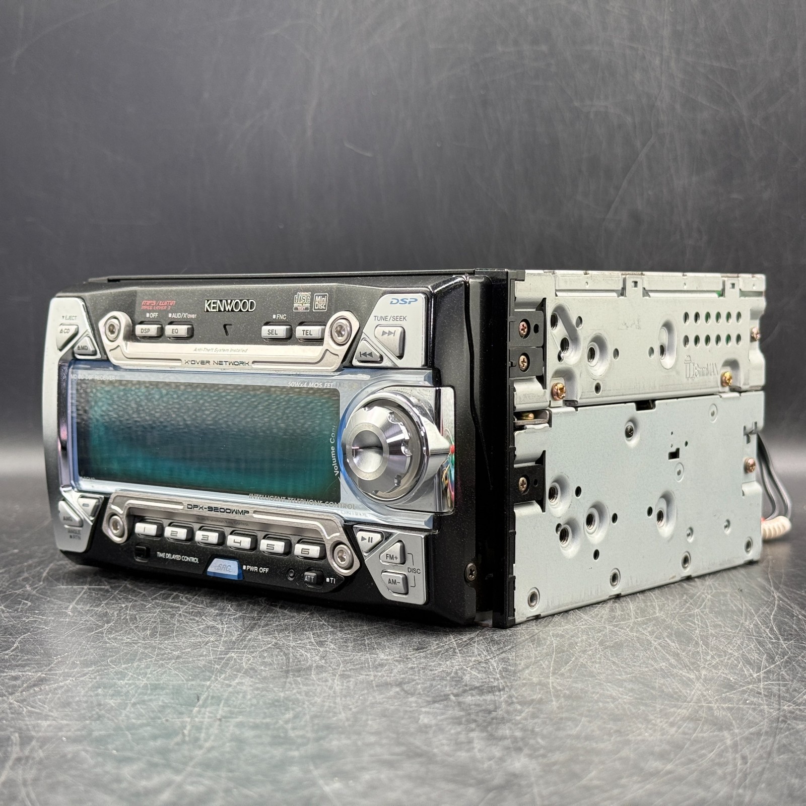 Kenwood DPX-9200WMP 2DIN Car Audio CD MD Player Added Bluetooth JDM DSP In Stock
