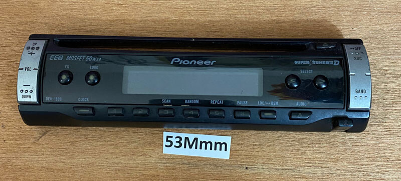 Pioneer Car Detachable Face Plate Model DEH-1600.