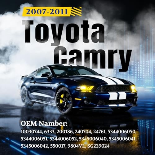 Hood Struts Shocks for Toyota Camry 2007-2011 Front Bonnet Lift Support 6333