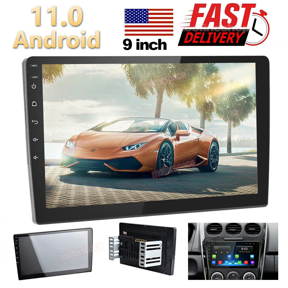 9″ inch Android 11 2+32GB 2 DIN Car Stereo GPS Navi MP5 Player WiFi BT FM Radio