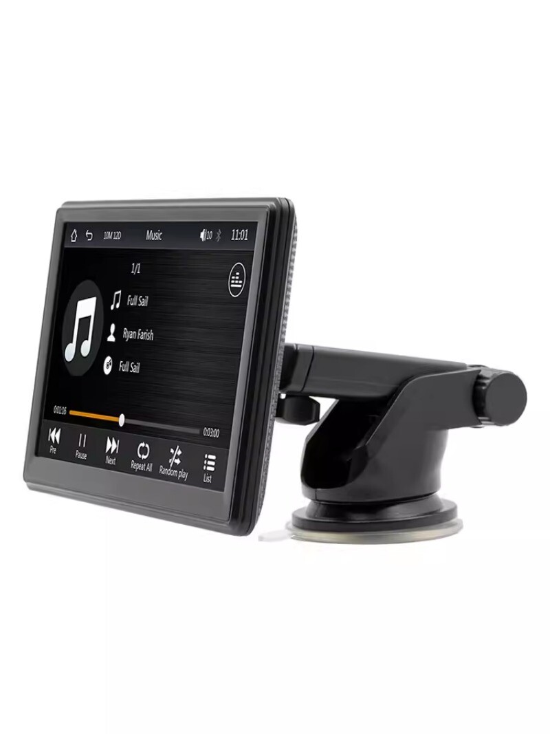 New 7 Inch Portable Wireless Carplay CarPlayer Multimedia Bluetooth Card Host