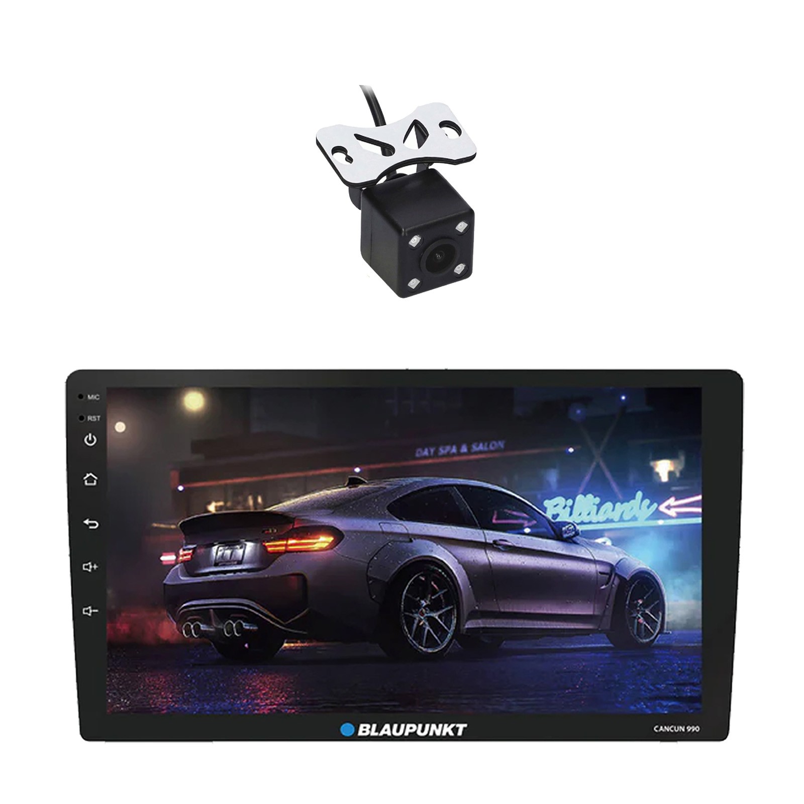 Blaupunkt 9″ Touchscreen WiFi Bluetooth Receiver, Night Vision Back-Up Camera