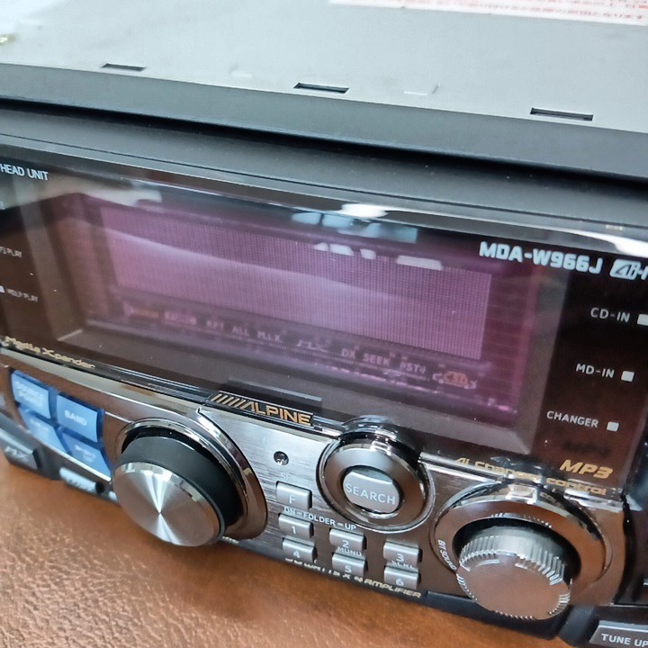 Alpine MDA-W966J 2DIN Car Audio CD MD DSP Ai-NET Bluetooth Tested Ships in 1 Day