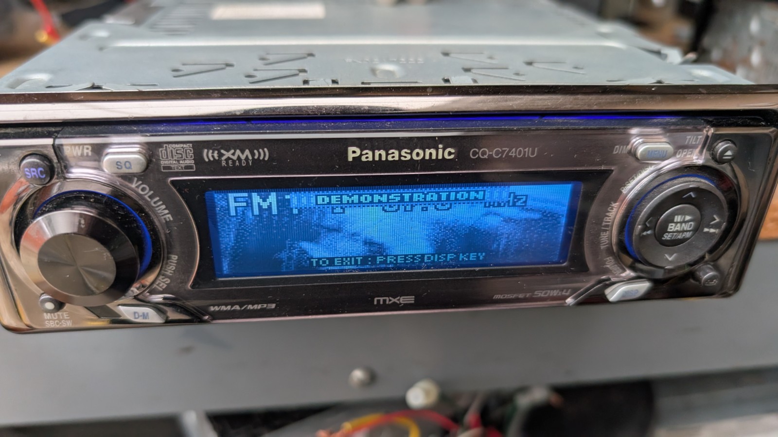 Panasonic CQ-C7401U Car Stereo Used With Bluetooth Auxiliary 🐠🐟