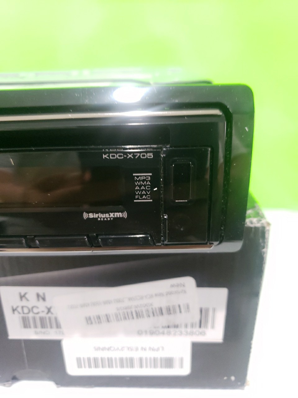 Kenwood KMM-X705 1-DIN Bluetooth Car Stereo Digital Media Receiver SiriusXM Good