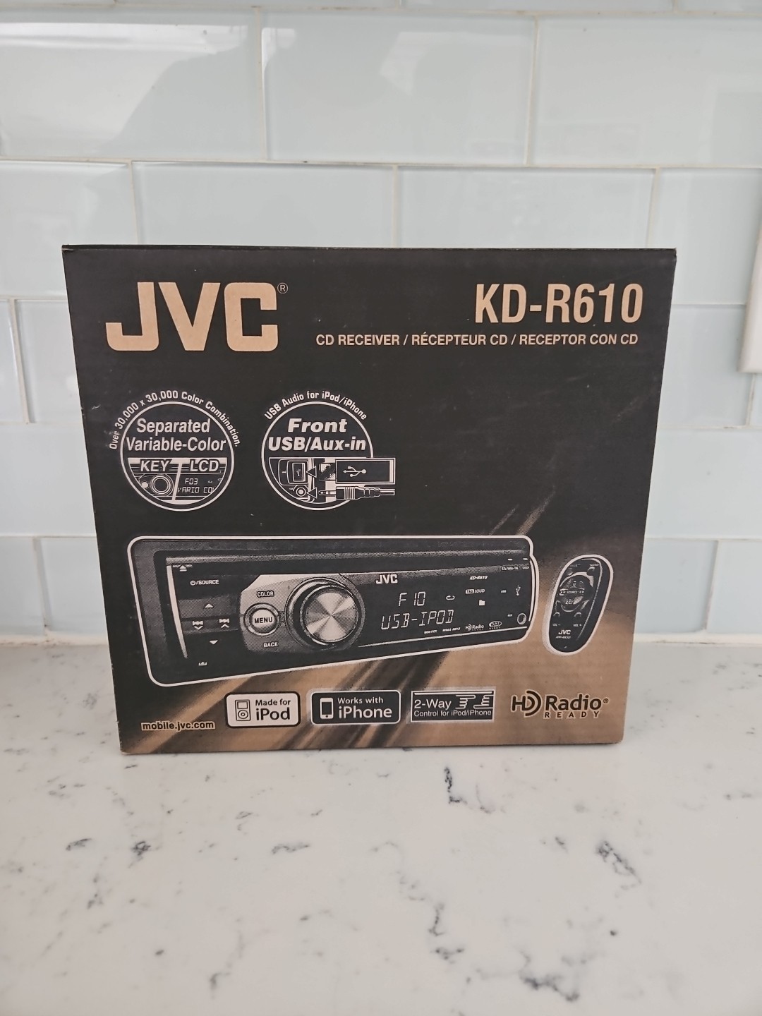 JVC KD-R610 In Dash Stereo Brand New
