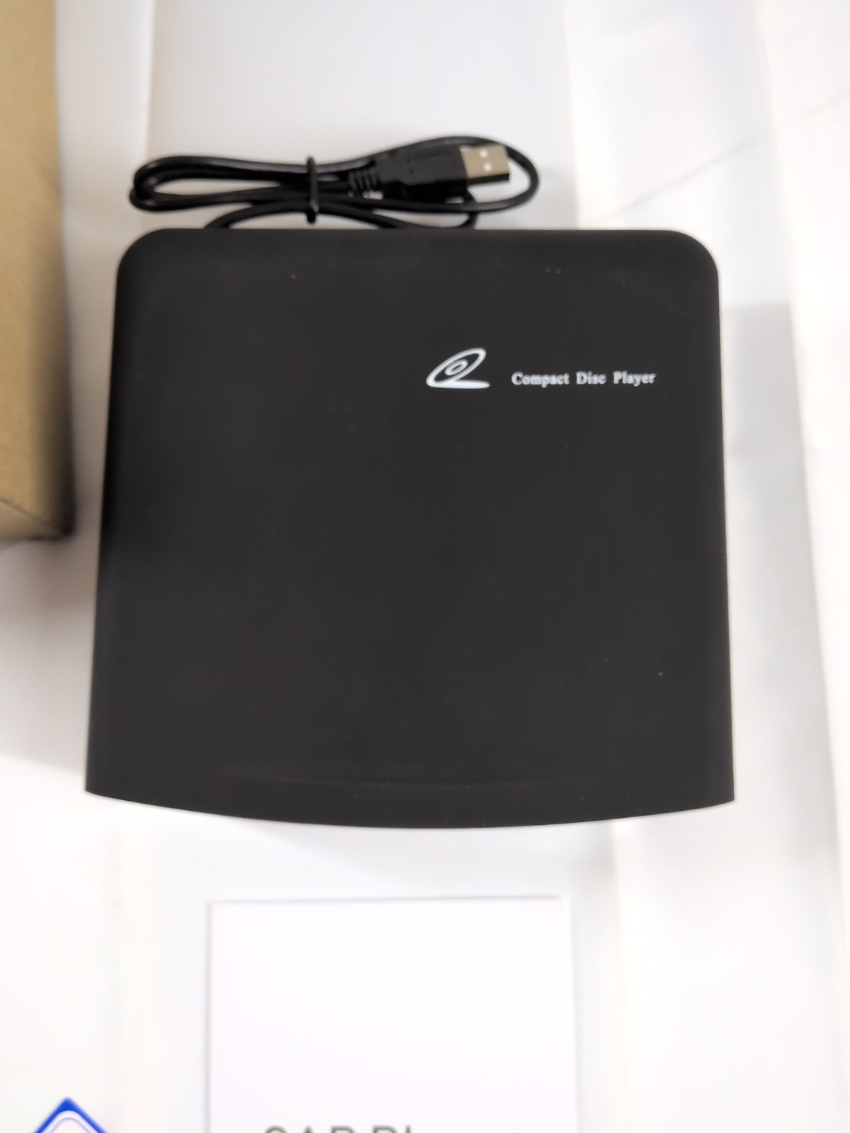 Lehwey Portable External Universal Car CD Player USB – Black New Open Box