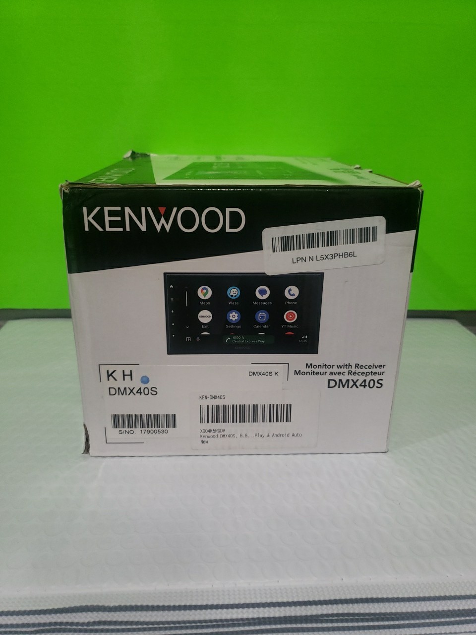 Kenwood DMX40S MultiMedia Receiver (No CD)Compatible With Apple CarPlay Open Box