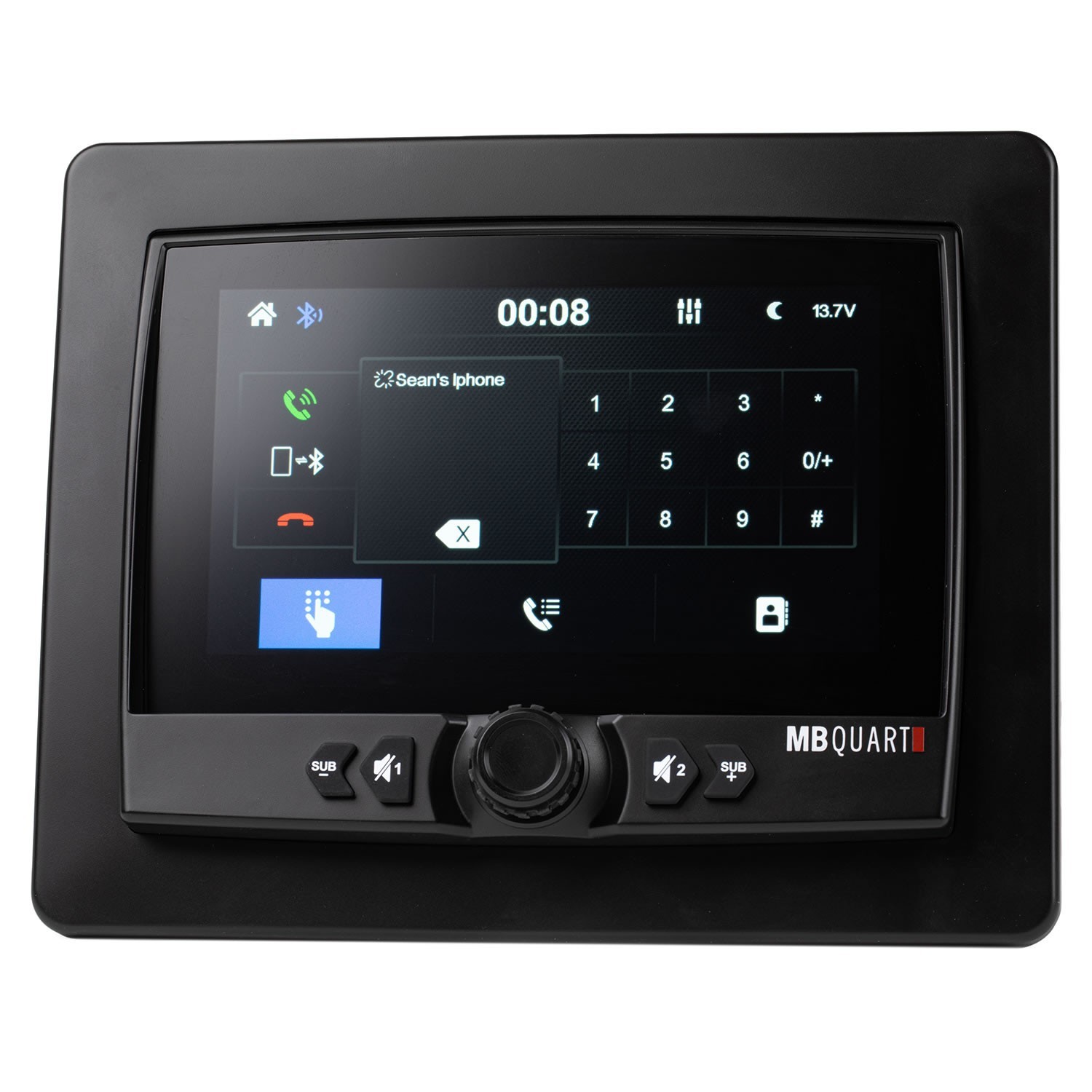 MB Quart GMR-7V1.2 7″ Marine Digital Media Source Unit Wireless AM/FM Bluetooth