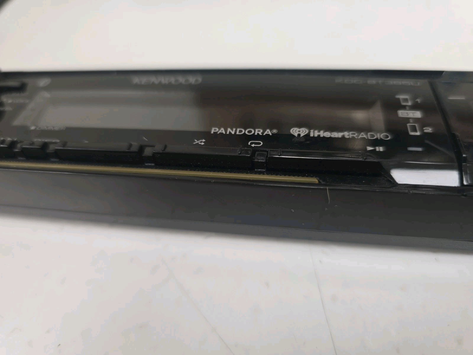 Kenwood KDC-BT365U Black Bluetooth Car Stereo Receiver Front Panel Faceplate