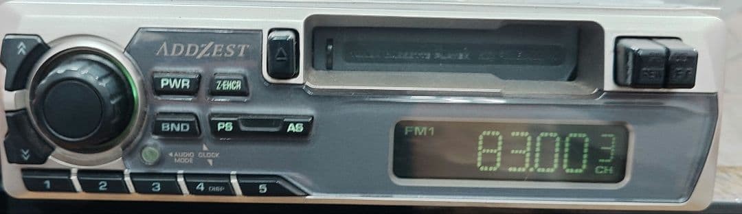 ADDZEST B8111-6A000 1DIN Car Stereo Tape Deck Rare Discontinued Model