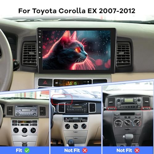 2+64G Radio for Toyota Corolla EX 2007 2008 2009 2010 2011 2012, Toyota