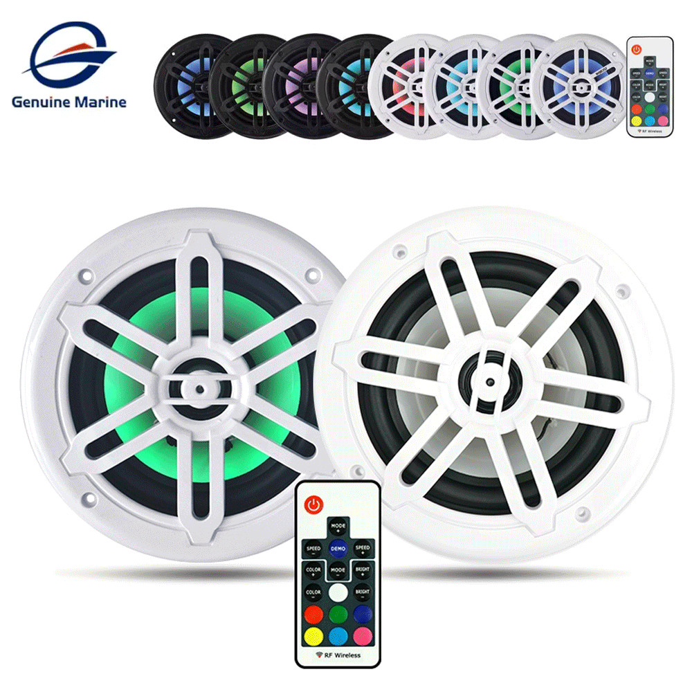 Marine Audio Package w/ Waterproof Bluetooth Stereo Receiver and Boat Speakers