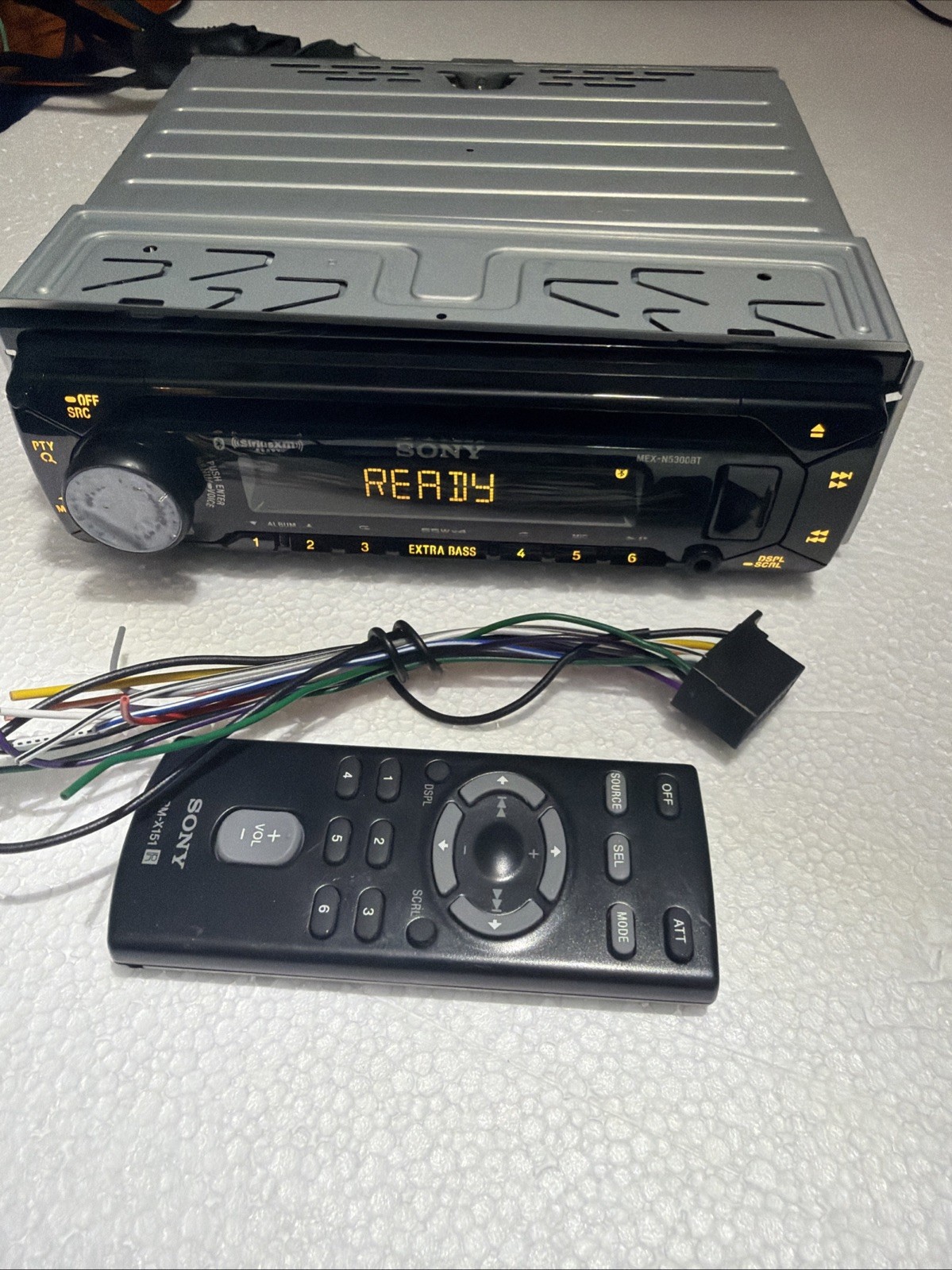 Sony MEX-N5300BT Car Stereo SDIN AM FM Radio, Bluetooth, CD Player, USB, AUX