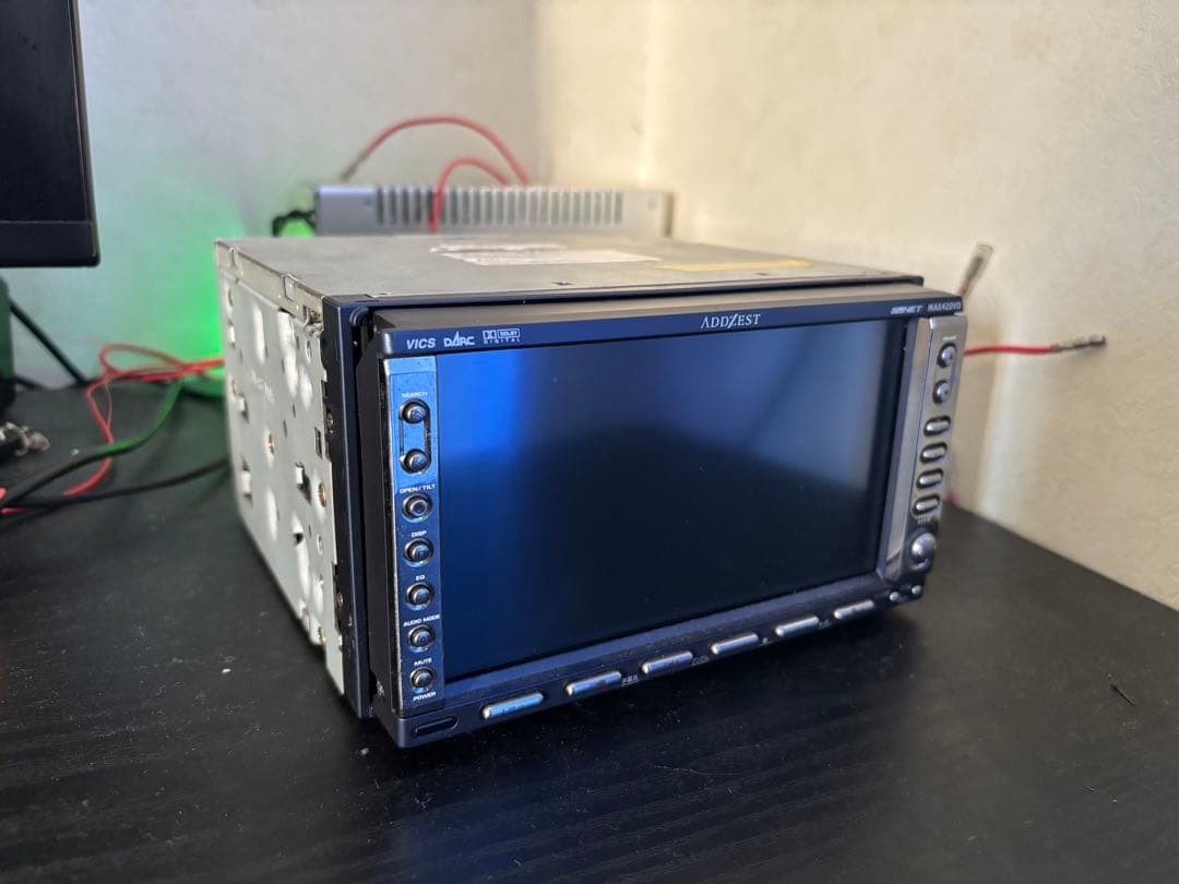 Clarion ADDZEST MAX420VD CD DVD Car Stereo Head Unit Tested Japan