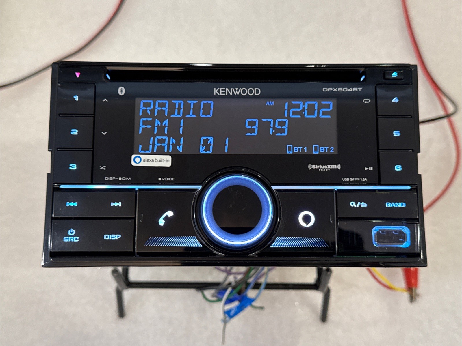 KENWOOD DPX504BT Bluetooth Car Audio Apple Android Play Radio USB CD