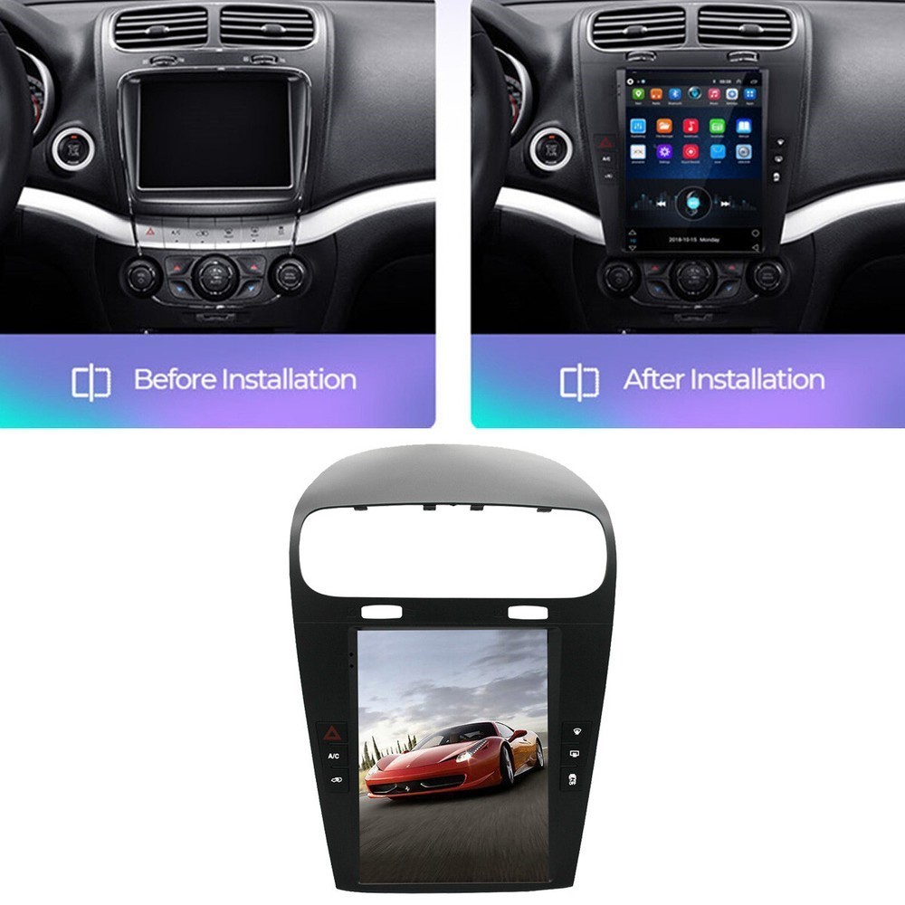 9.7″ Android Car Stereo Radio CarPlay GPS Maps Navi For Dodge Journey 2012-2020