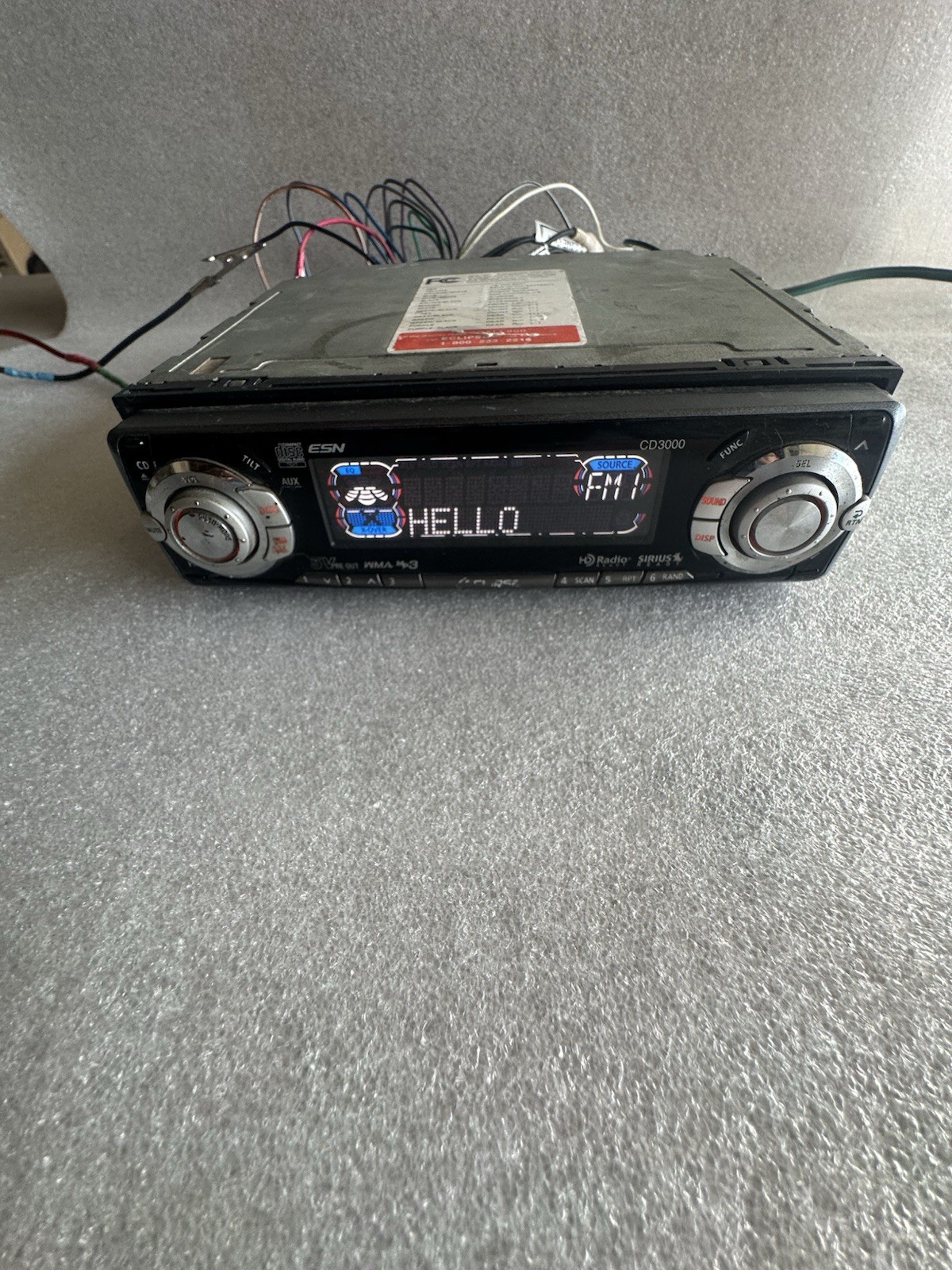 Old School ECLIPSE CD3000 Head Unit