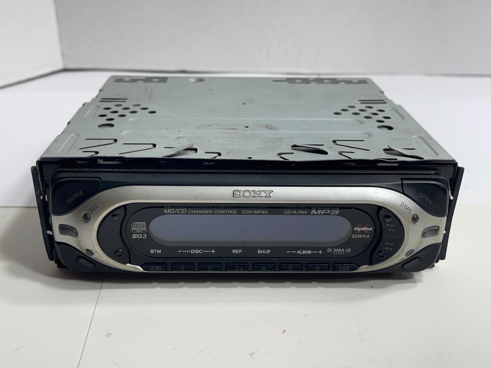 Sony CDX-MP40 Radio (Parts & Repair Radio) Untested (Came From A Parts Car)
