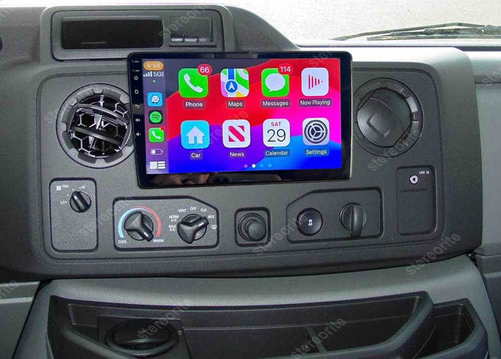 10″ For 2009-2014 Ford E-350 Super Duty Carplay Android 13 Car Stereo Radio GPS