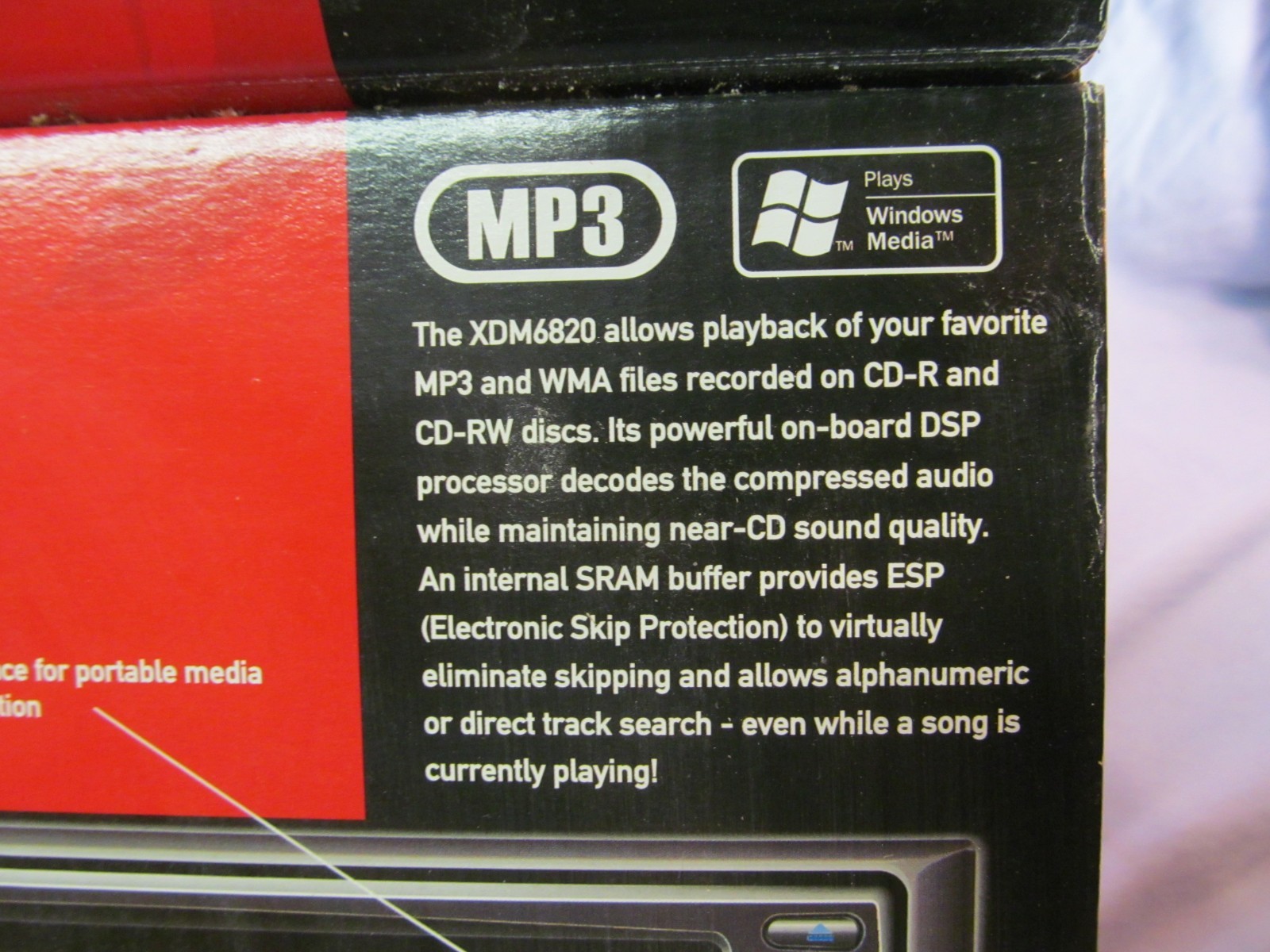 NEW SEALED DUAL XDM6820 CAR STEREO AM FM CD MP3 WMA RECEIVER 200W DETATCH FACE