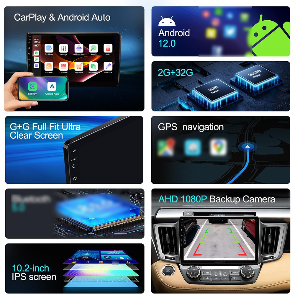 32G For Jeep Compass 2017-2019 Carplay Car Stereo Radio GPS Android Auto1280*800