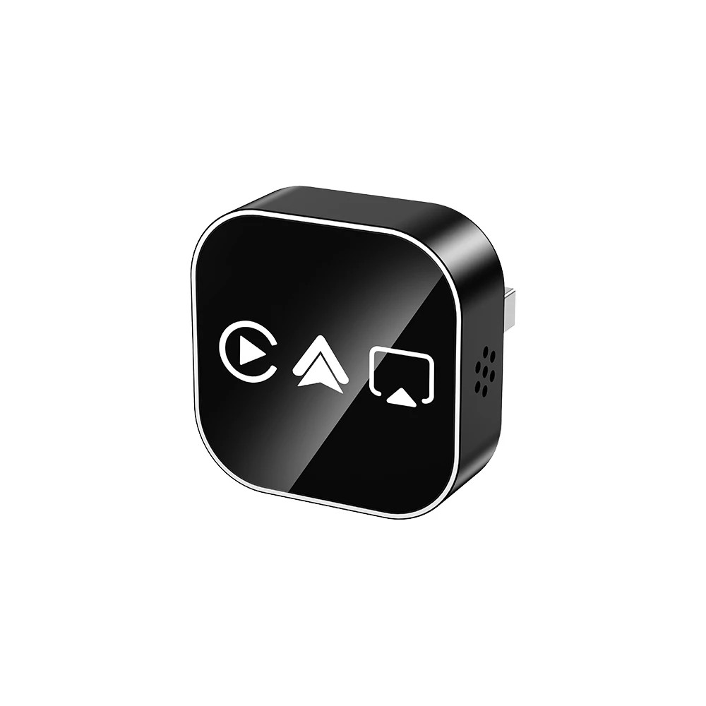 Wired to Wireless CarPlay Adapter for Apple iPhone/Android Auto/AirPlay/Miracast