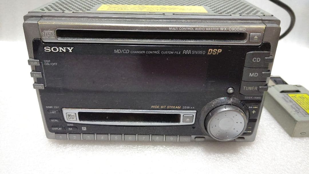 SONY WX-C900MD MD/CD Car Stereo Head Unit Junk Japan