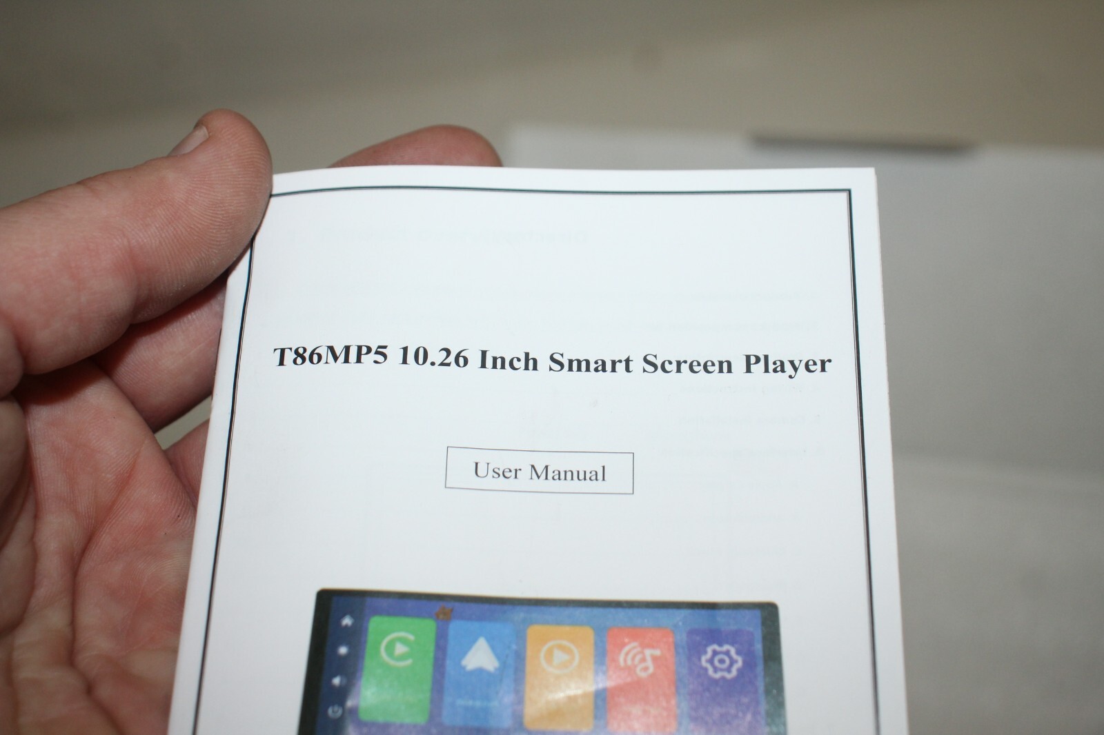 T86MP5 10.26″ Car Smart Screen Multimedia Player