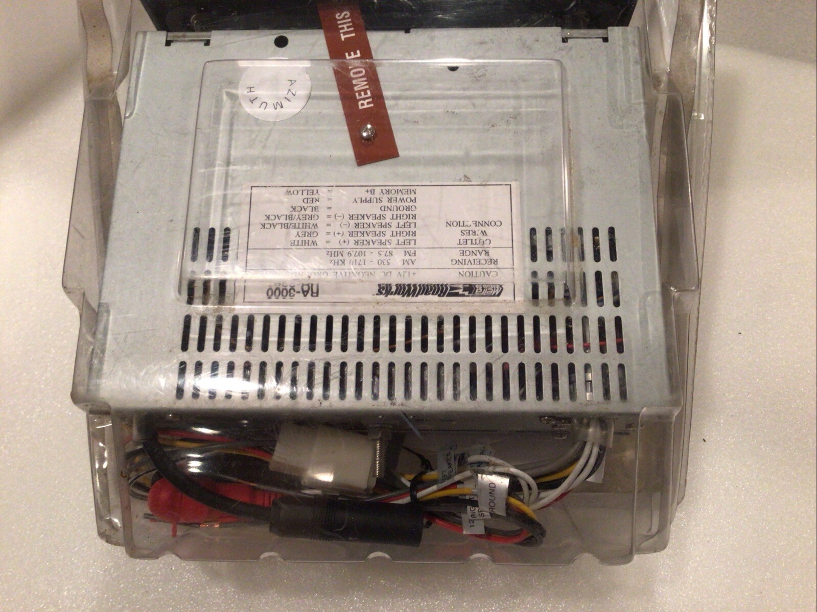 Rage VINTAGE RA-3000 AM/FM Stereo Cassette Player 50Watt NEW in The BOX ORIGINAL
