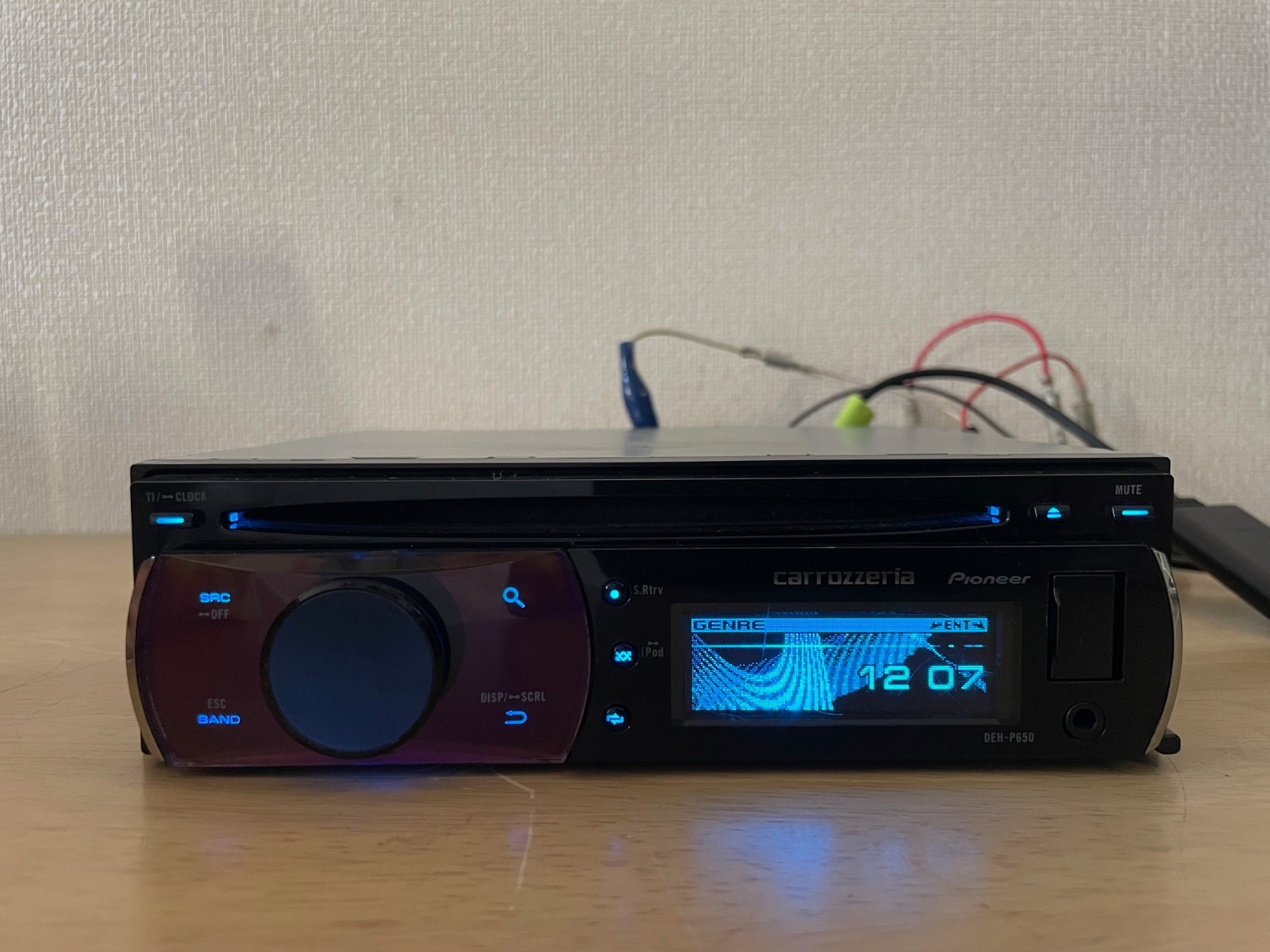 Pioneer Carrozzeria DEH-P650 1Din Car CD Player AUX USB Operation Confirmed