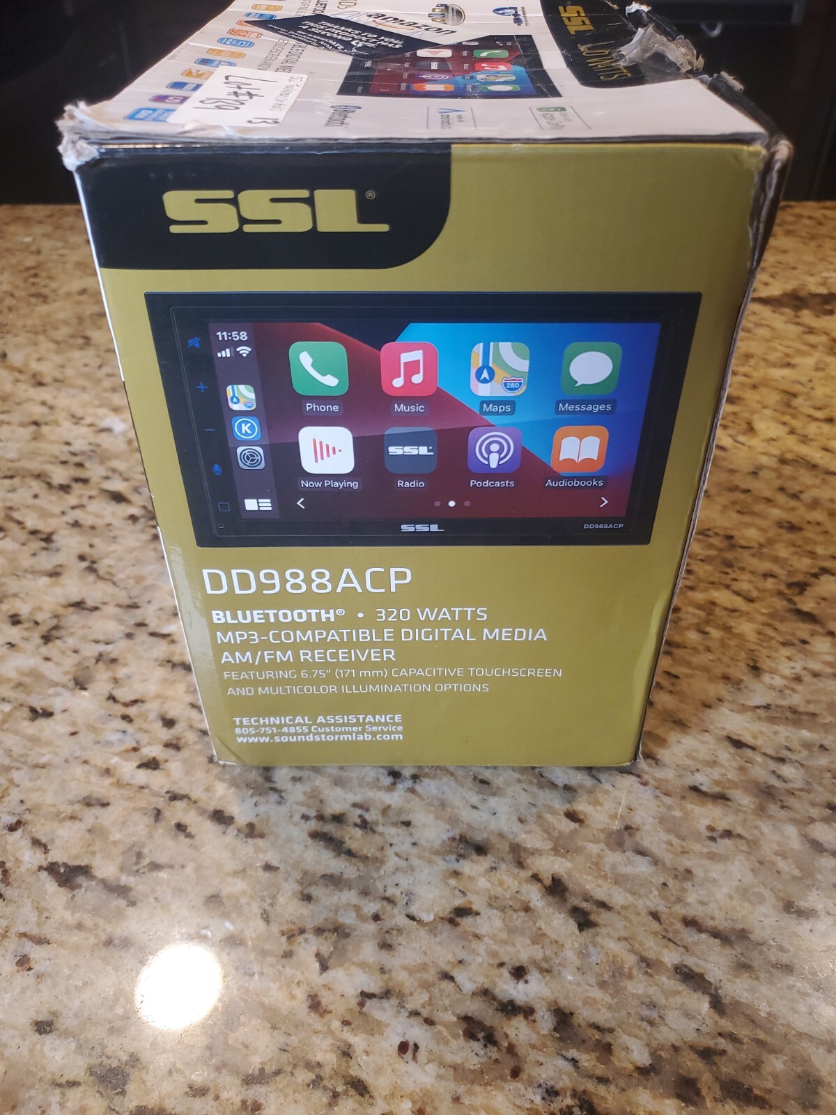 Sound Storm Laboratories DD988ACP Car Audio Stereo System