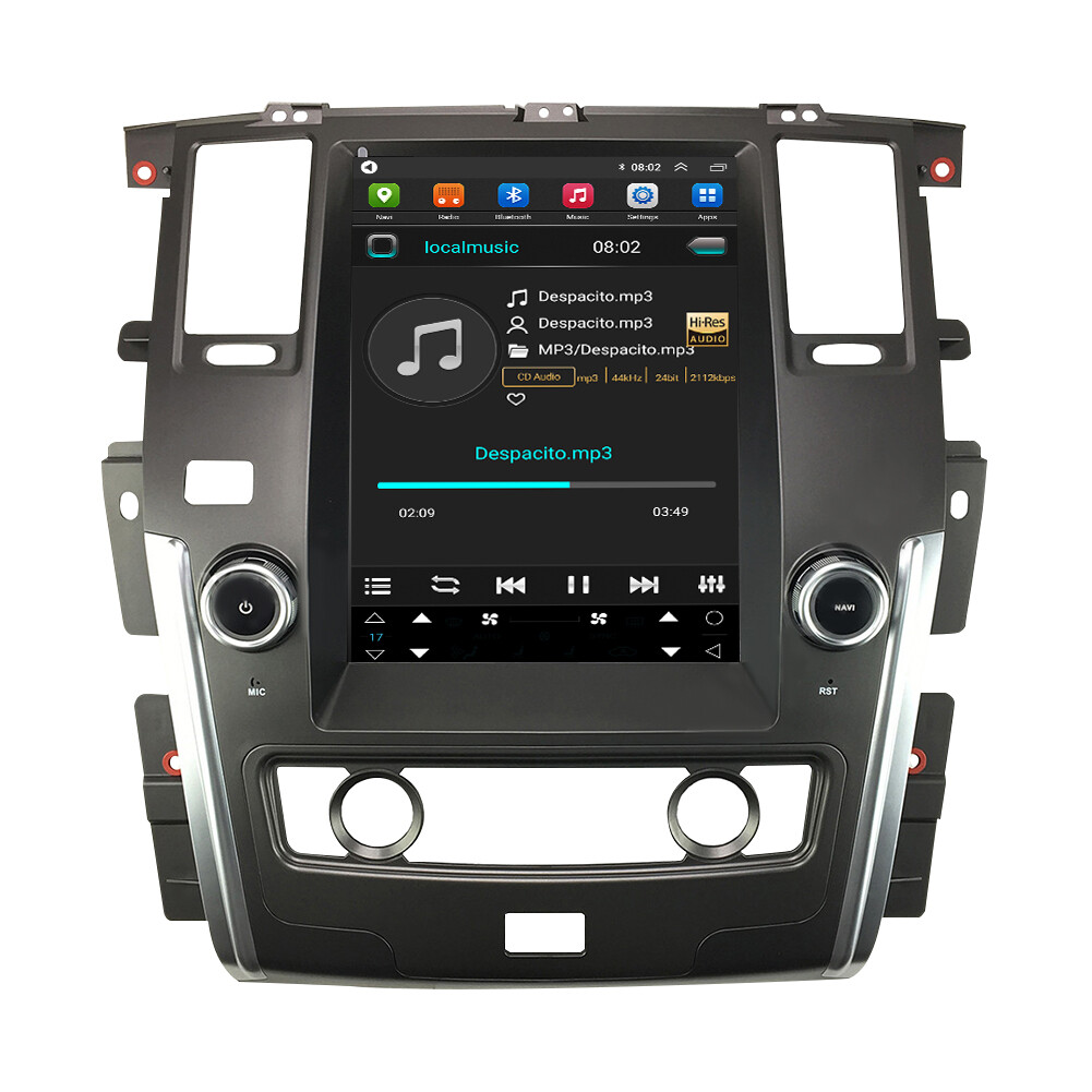 Android 13 Tesla Screen Car Radio For Nissan Patrol 2016-2019 Multimedia Player