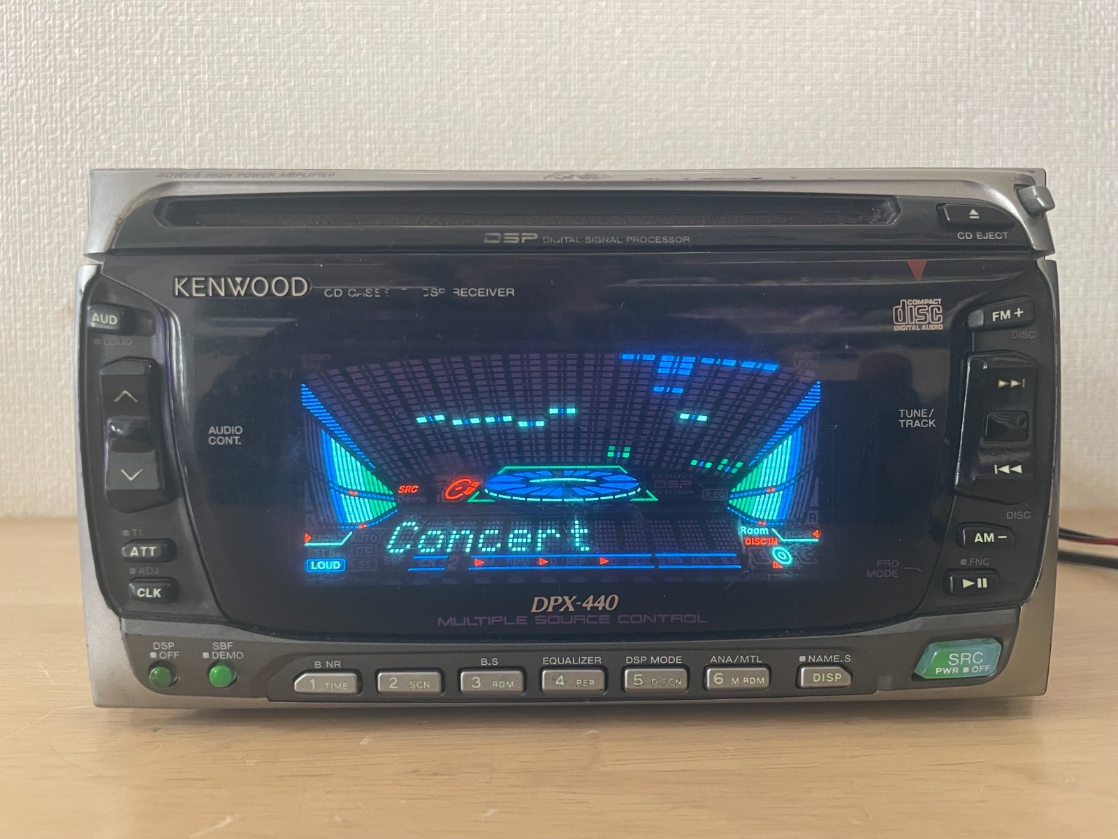 Kenwood DPX-440 2DIN Car Audio CD Cassette Player Tested Working Very Good