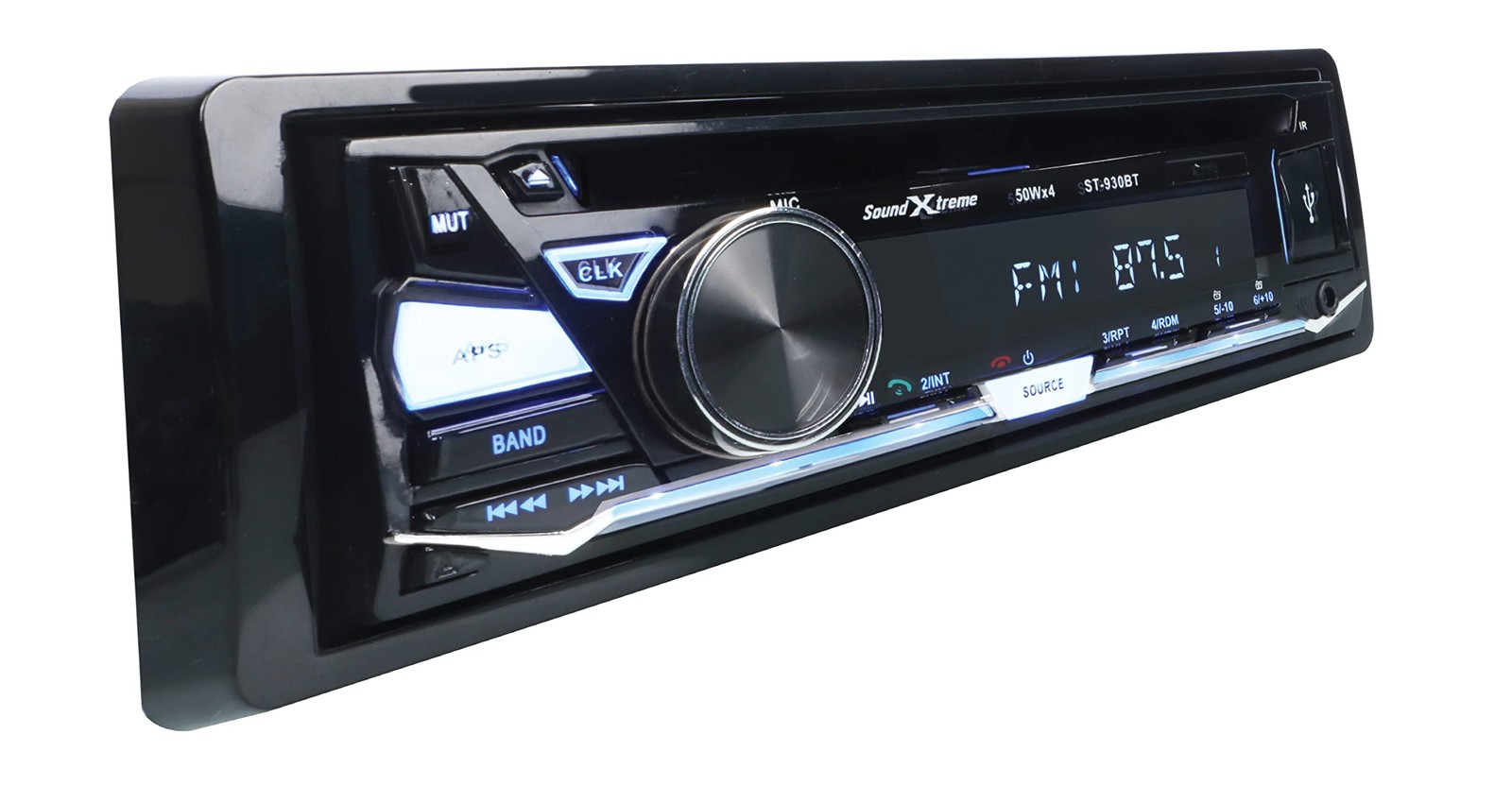 SoundXtreme ST-930BT Single-DIN CD Car Stereo Bluetooth, USB SD & Aux Input C…