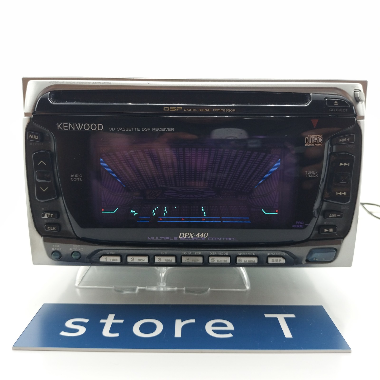 Kenwood DPX-440 2DIN Car Audio CD Cassette Player JDM DSP Tested Working Stock