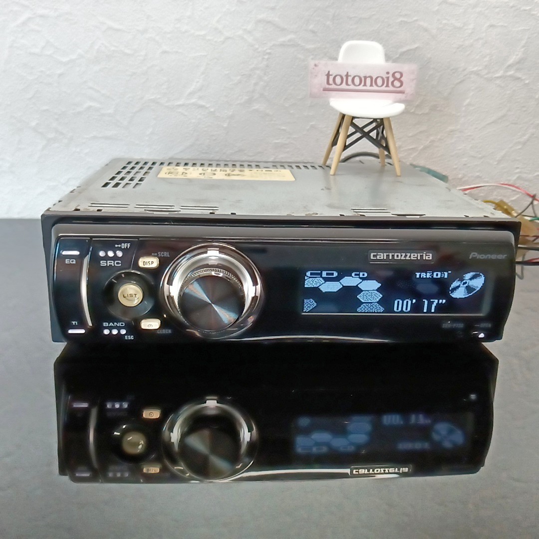 Pioneer Carrozzeria DEH-P730 1DIN Car Audio CD Tuner DSP Tested Fast Shipping