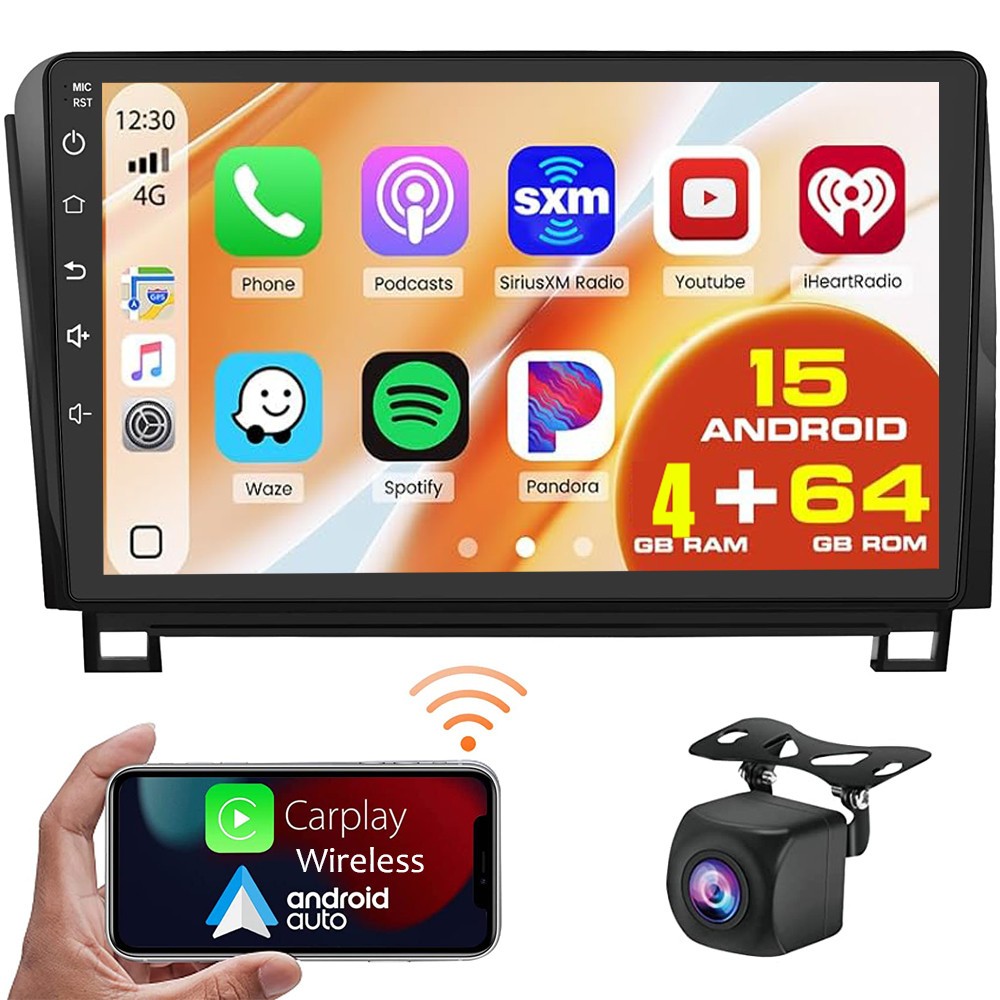 4+64GB For Toyota Tundra 2007-2013 Android15 Carplay Car Stereo Radio GPS NAVI