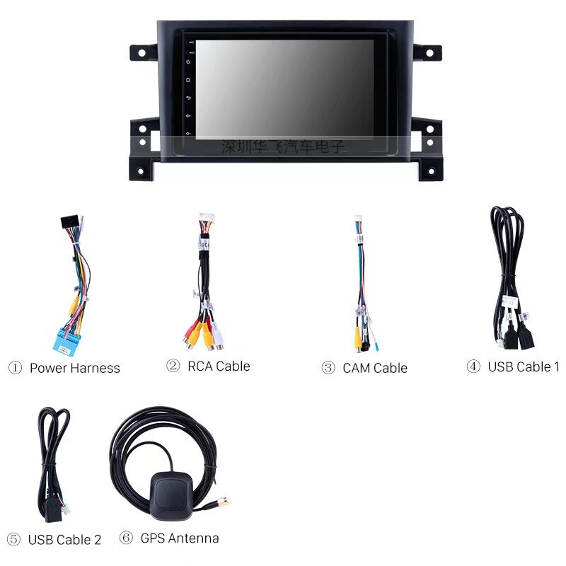 Wifi Android Radio Multimedia Video Player Navigation GPS For Grand Vitara 05-15