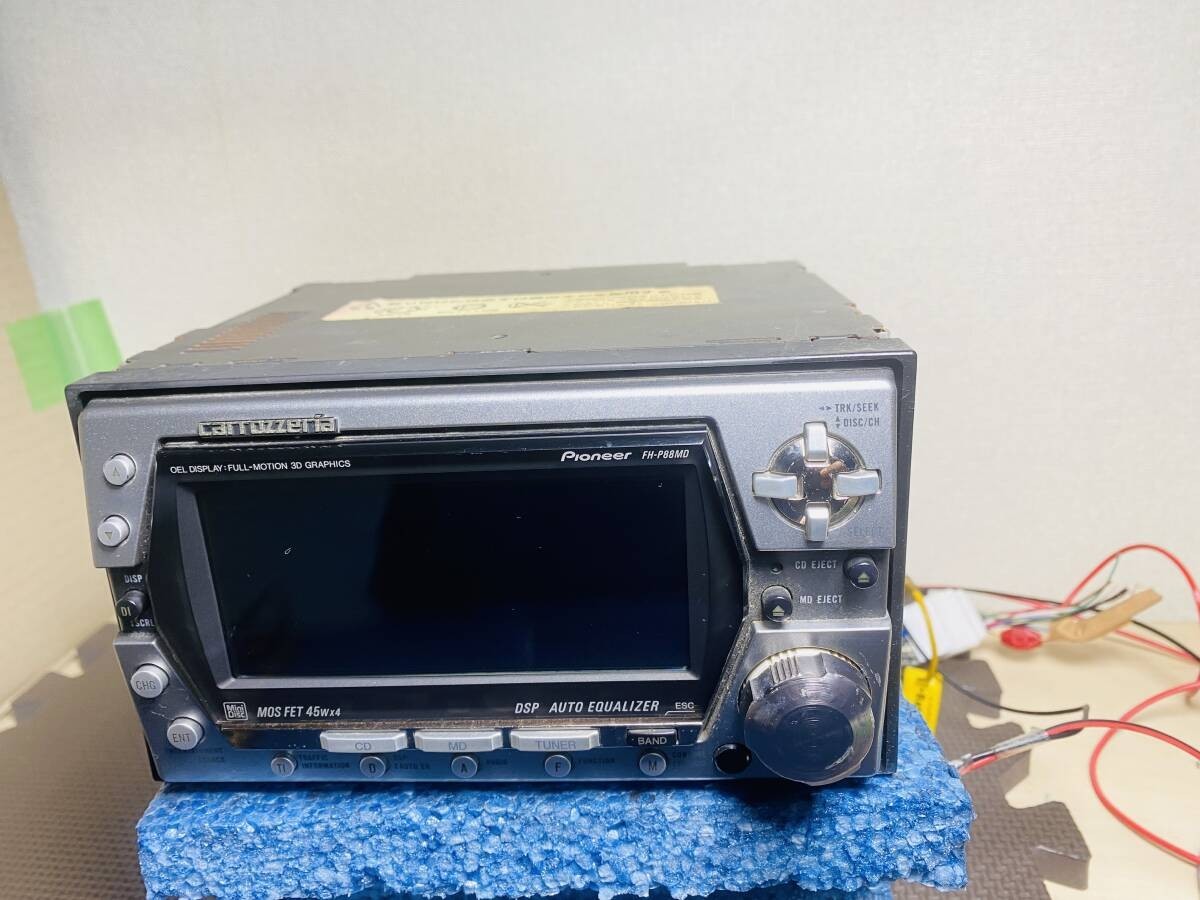 Carrozzeria FH-P88MD　MD/CD tuner, car audio, used, working condition confirmed