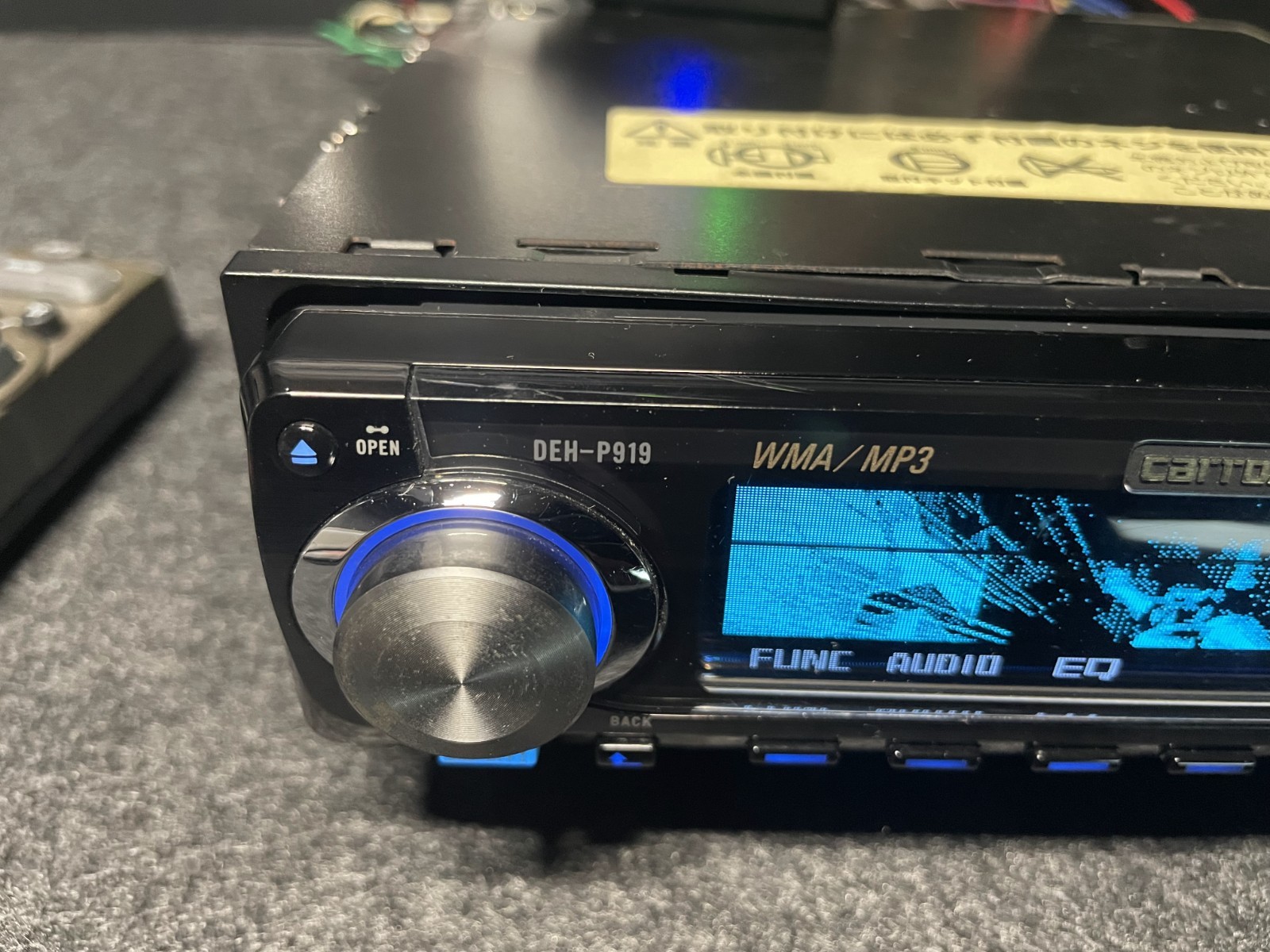 Pioneer Carrozzeria DEH-P919 CD Player SFC Concert Hall Added Bluetooth Remote