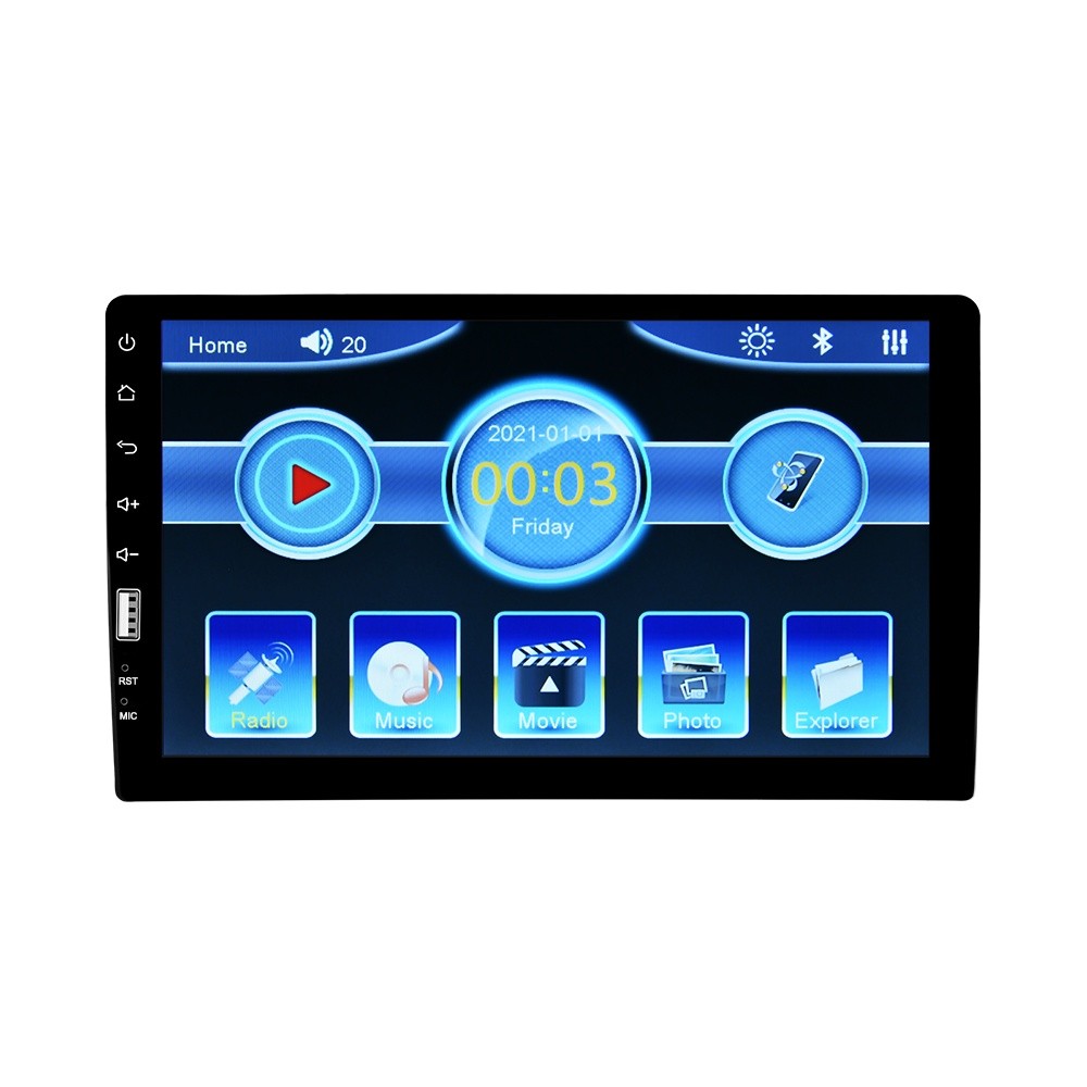 9” Single 1 Din Car Stereo Radio Touch Screen Mirror link Bluetooth FM
