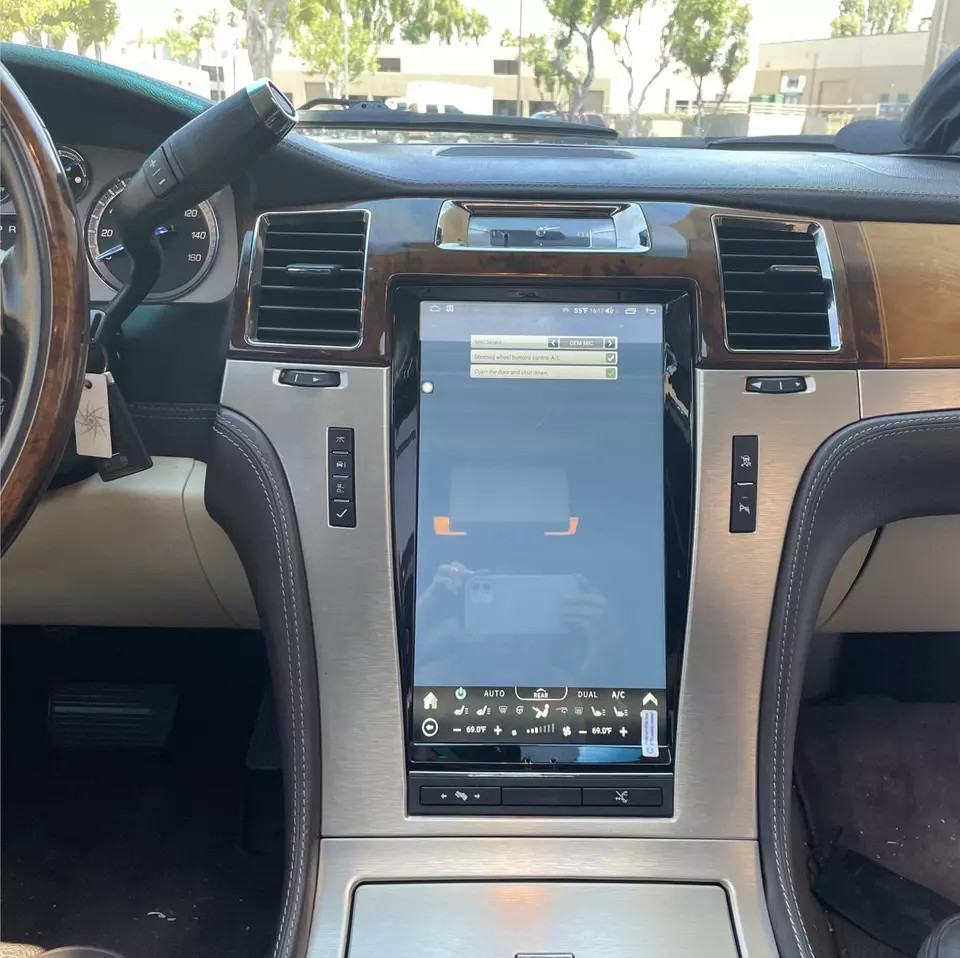 64GB 13.6″ Screen DVD Player GPS Navi Stereo Smart Radio For Cadillac Escalade