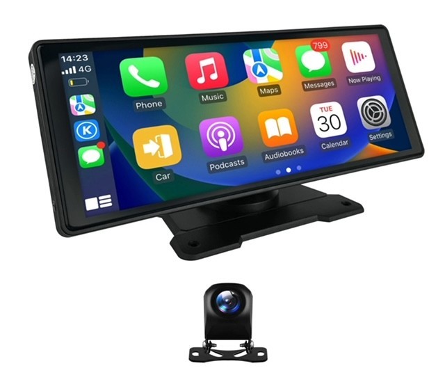 9.26″ 2 ch Touch Screen Wireless Apple Carplay Portable Car Stereo Android Auto