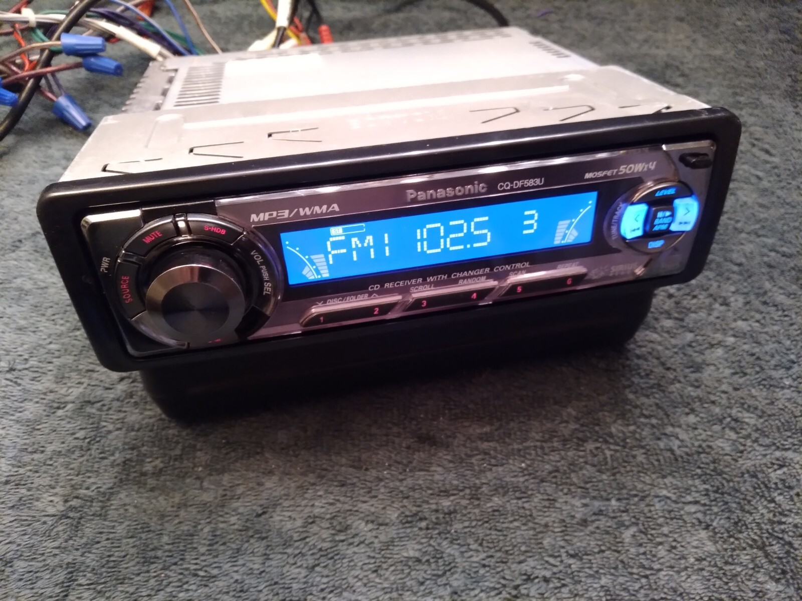 Panasonic CQ-DF583U, CD/MP3 Receiver, Tested !