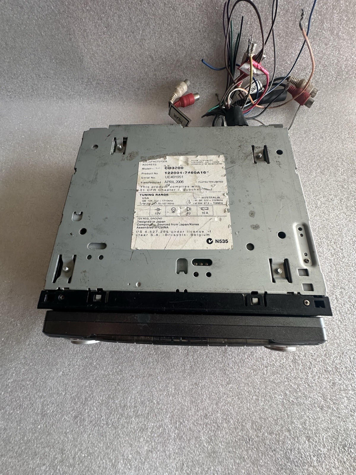 Old School ECLIPSE CD3000 Head Unit