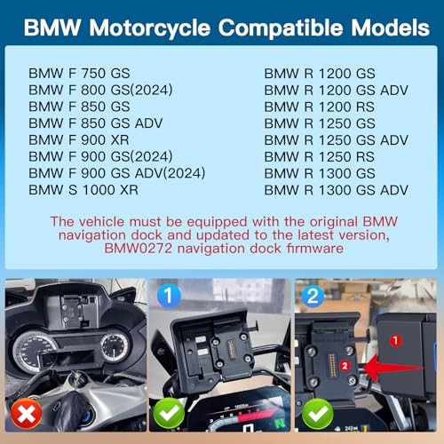 for BMW Motorcycles Touchscreen,Plug & Play Smart Display,Support DB601