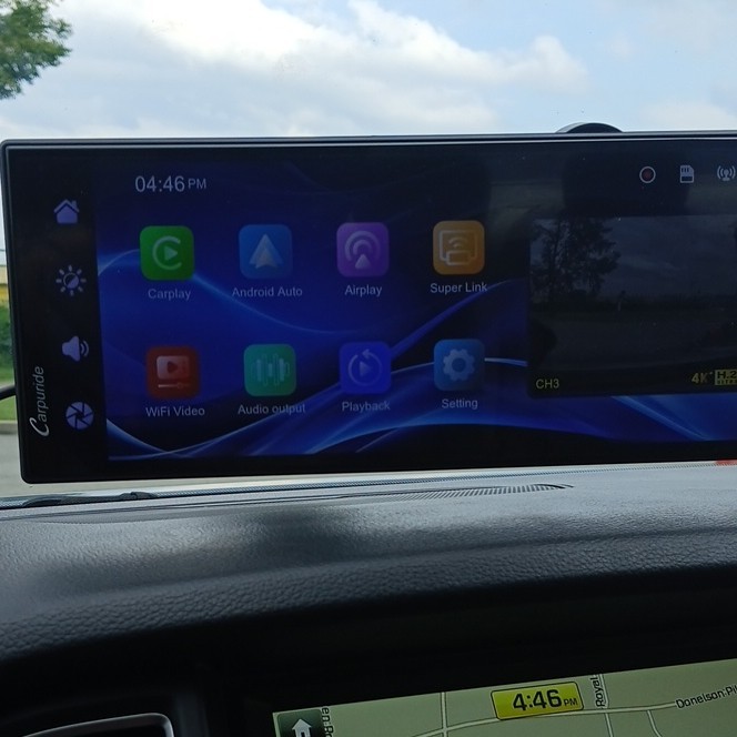 CARPURIDE W125S 11.26 Inch HD Wireless Carplay & Android Auto Screen, 4K +1080